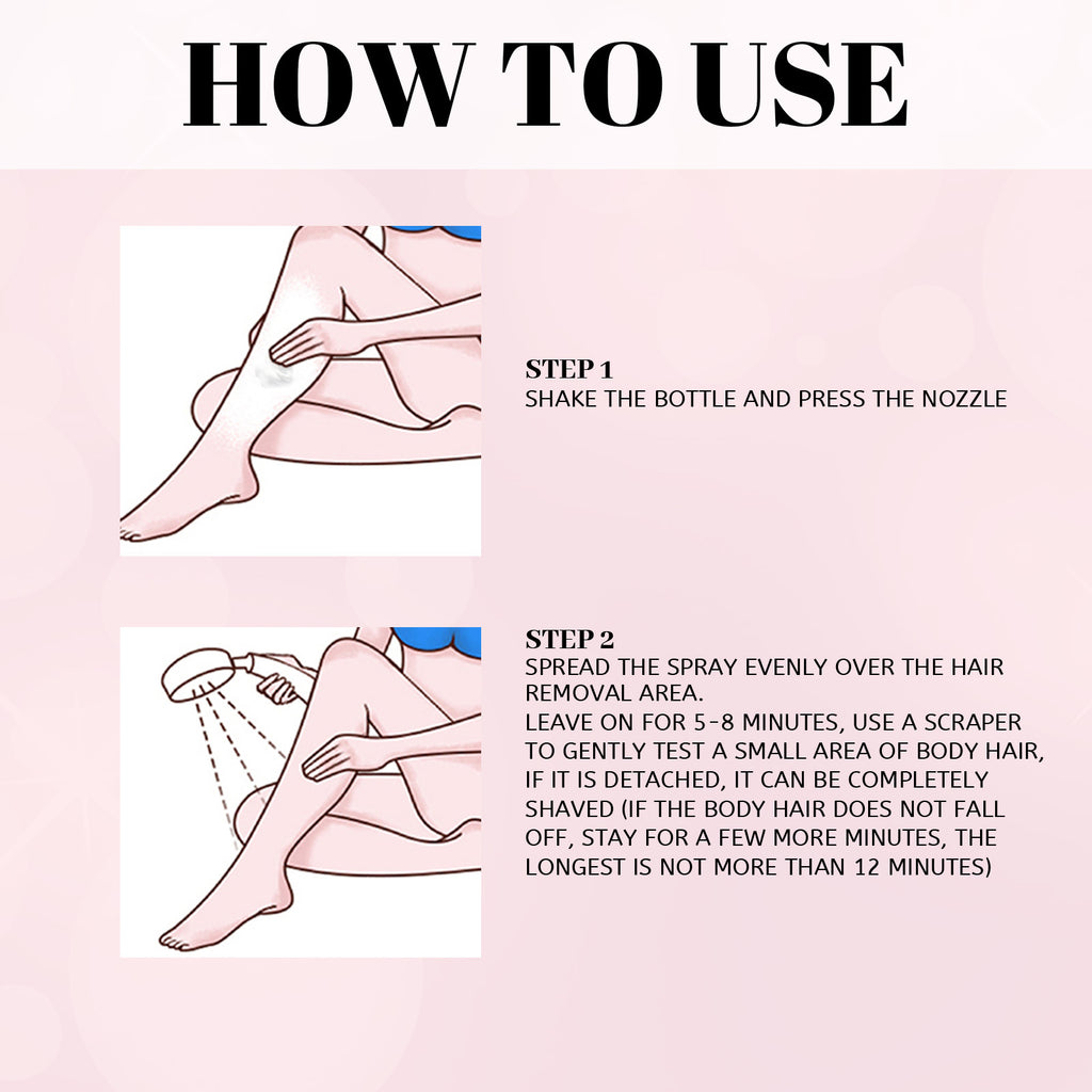 Gentle Hair Removal Spray Foam