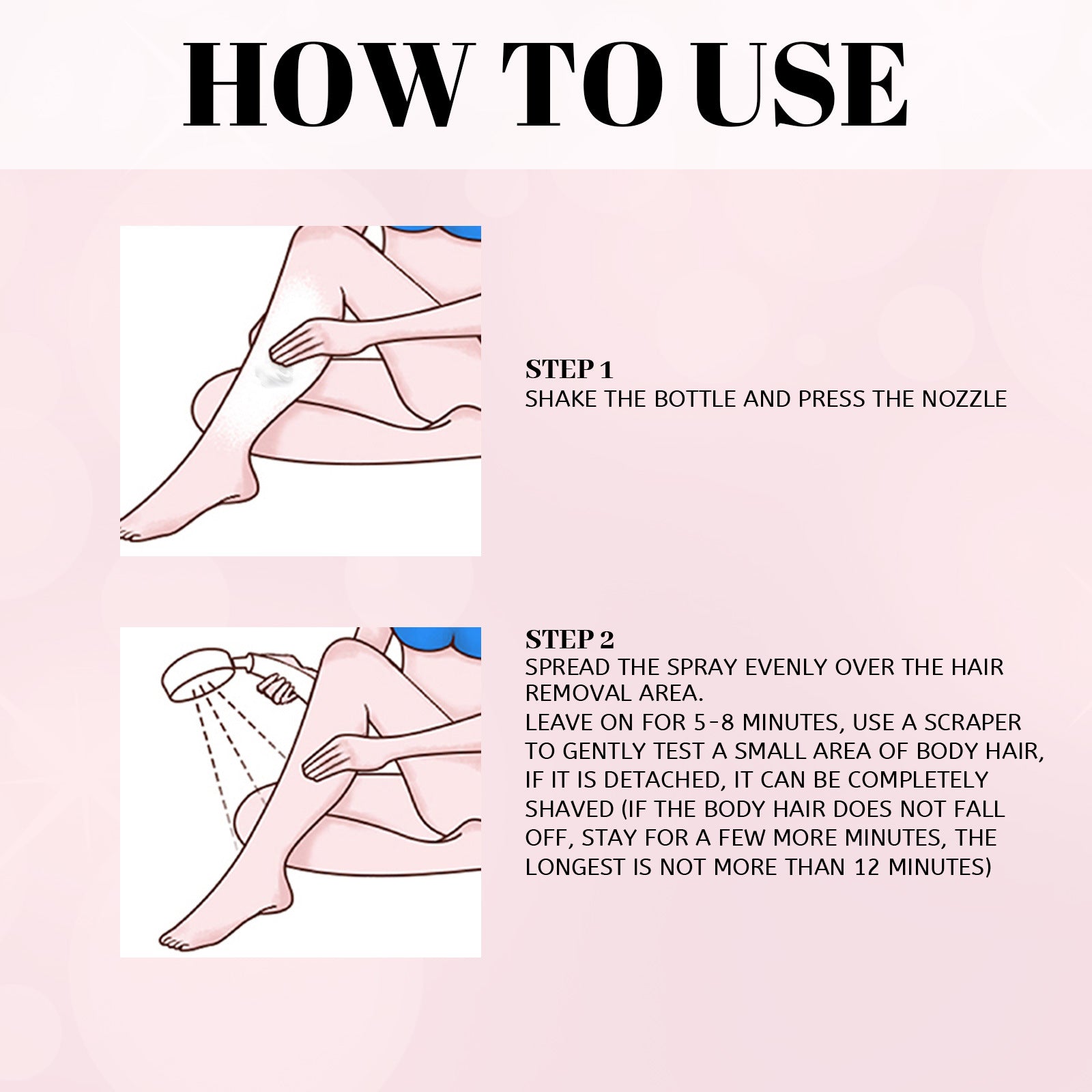 Gentle Hair Removal Spray Foam