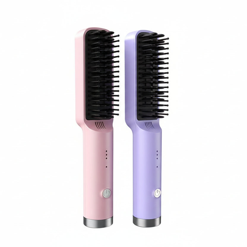 Fast Heat Hair Straightener Brush Trendova
