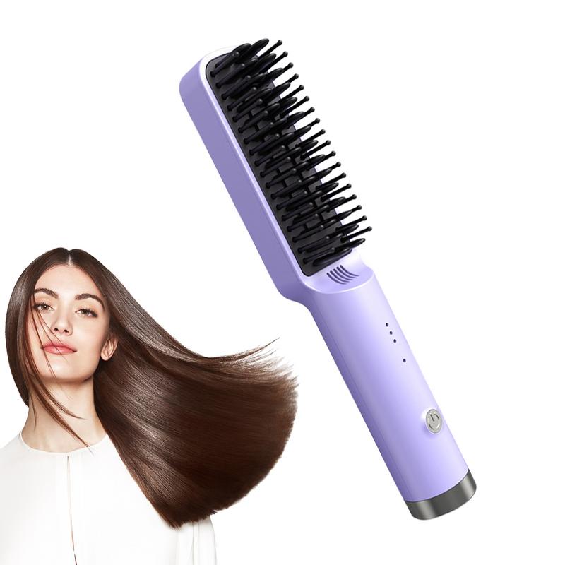Fast Heat Hair Straightener Brush Trendova