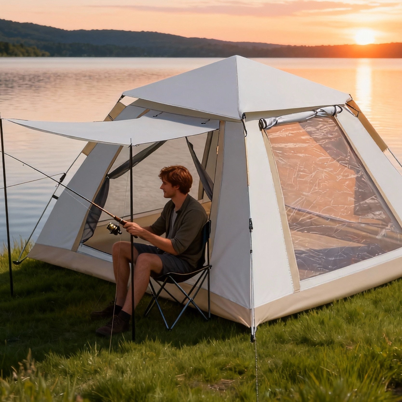 Instant Pop-Up Camping Tent (2–4 Person) Trendova