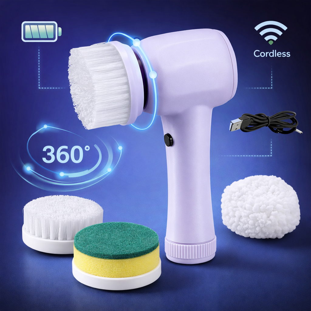 Cordless Electric Spin Scrubber