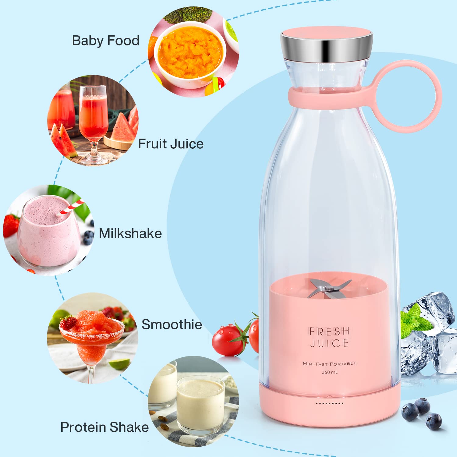 Portable Rechargeable Juicer