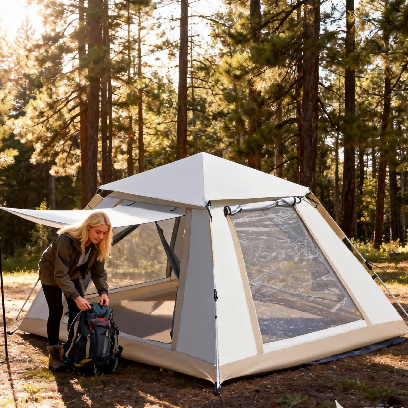 Instant Pop-Up Camping Tent (2–4 Person) Trendova